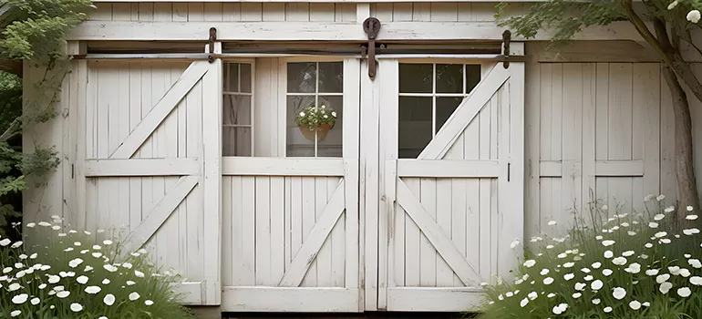 Rear Barn Door Repair in Menlo Park, CA