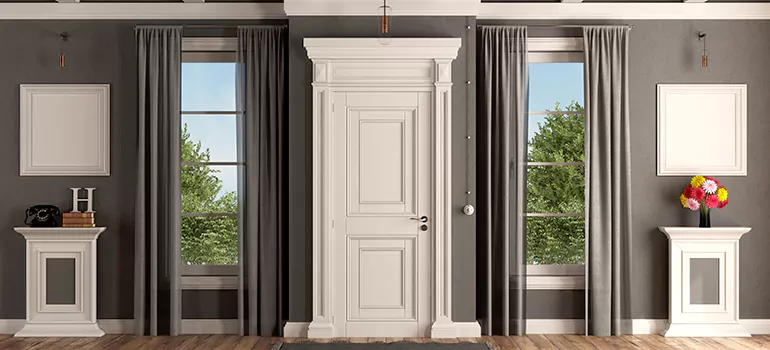 Removable Center Door Mullion in Menlo Park, CA