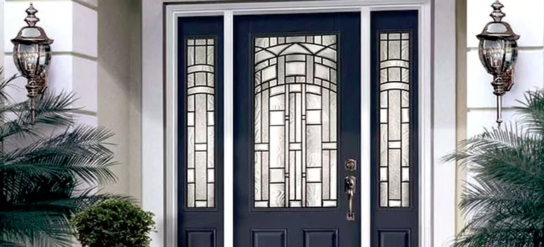 Stained Glass Door Panels in Menlo Park, CA