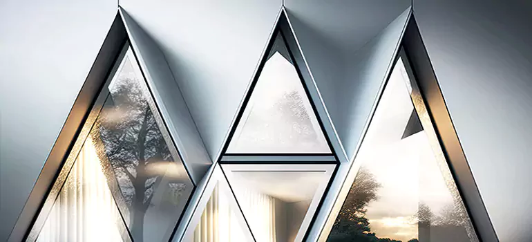 Trapezoid Window Design in Menlo Park, CA