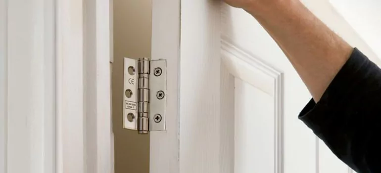Bathroom Stall Door Hinge Repair in Menlo Park, CA