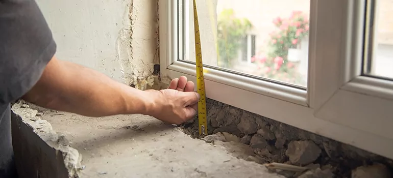 Window Sill Without Apron in Menlo Park, CA